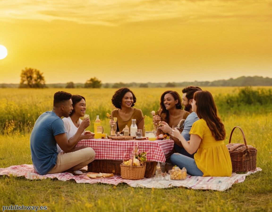 Comida y bebida compartida   - Yellow Day, un día para celebrar